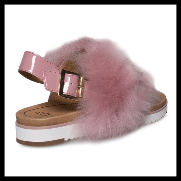 UGG HOLLY SOCH SANDALS PINK New In The Box - Picture 5 of 7